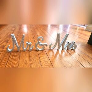 Mr & Mrs wood and sparkle